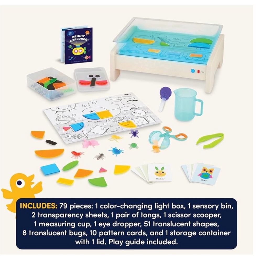 Brand New Battat Educational tracing Light Box Playset bright explorer sensory - Picture 4 of 11